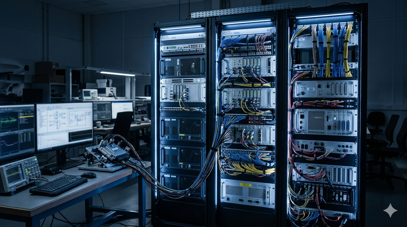 Hardware-in-the-loop testing systems project